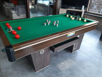 Nieuwe en gebruikte tapbiljarts., Sport en Fitness, Biljarten en Poolen, Ophalen, Zo goed als nieuw, Biljarttafel