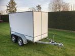 Remorque fermée à double essieu 750 kg, Autos : Divers, Remorques, Enlèvement, Comme neuf