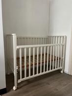 Babybed wit, Kinderen en Baby's, Kinderkamer | Bedden, Gebruikt, Minder dan 70 cm, Minder dan 140 cm, Ophalen
