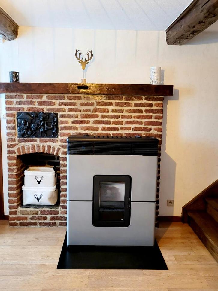 Poêle pellets MCZ Philo 9 kw Confort air alu, Maison & Meubles, Poêles, Utilisé, Poêle à granulés, Enlèvement