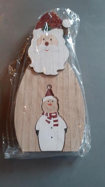 Deco de noel en bois en deux parties puzzle, Enlèvement ou Envoi, Neuf