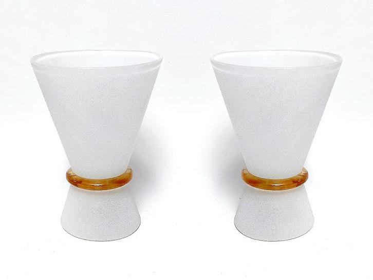 tafellamp set diabolo, Huis en Inrichting, Lampen | Tafellampen, Zo goed als nieuw, Glas, Ophalen of Verzenden