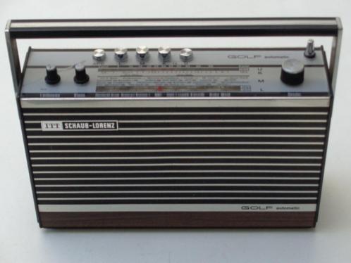 Vintage Radio SCHAUB LORENZ GOLF AUTOMATIC 100 uit 1968, Audio, Tv en Foto, Radio's, Gebruikt, Radio, Ophalen of Verzenden