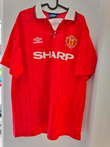 Manchester United 1992 Umbro XL Cantona authentieke vintage!