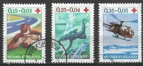 Finland 1966 - Yvert 580-582 - Rode Kruis - Tussenkomst (ST), Postzegels en Munten, Postzegels | Europa | Scandinavië, Gestempeld