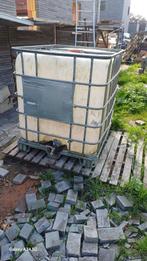 Watervat 1000 liter, Tuin en Terras, Regentonnen, Ophalen, Gebruikt, Kunststof, Met kraantje
