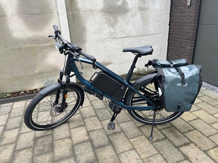 KLEVER X-SPEED Pinion 45 DARK BLUE Grey maat L, Fietsen en Brommers, Elektrische fietsen, Zo goed als nieuw, Ophalen
