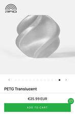 Bambu Lab PETG Translucent (with spool), Ophalen of Verzenden, Nieuw
