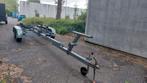 Dubbelas trailer gegalvaniseerd, Watersport en Boten, Boottrailers, Ophalen, Zo goed als nieuw