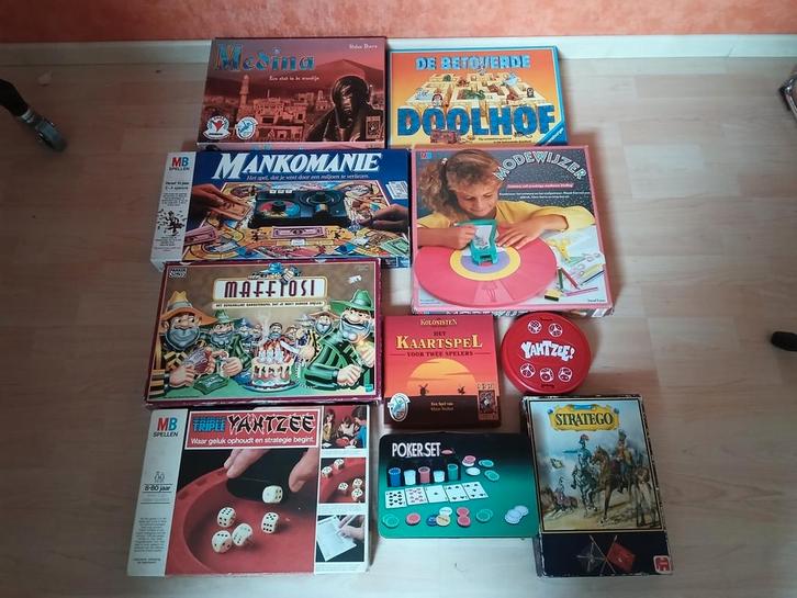 gezelschapsspellen, Hobby en Vrije tijd, Gezelschapsspellen | Bordspellen, Gebruikt, Ophalen