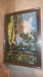 Klassieke schilderij met kader, Antiek en Kunst, Ophalen