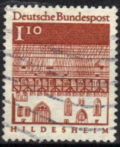 Duitsland Bundespost 1966 - Yvert 361 - Gebouwen (ST), Timbres & Monnaies, Timbres | Europe | Allemagne, Affranchi, Envoi