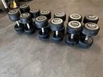 Rubberen Vaste Dumbells 30kg t/m 42kg, Sport en Fitness, Fitnessmaterialen, Ophalen, Gebruikt, Dumbbell