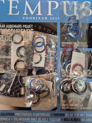Grote partij vintage diver bezels horloges duikringen  beschikbaar voor biedingen