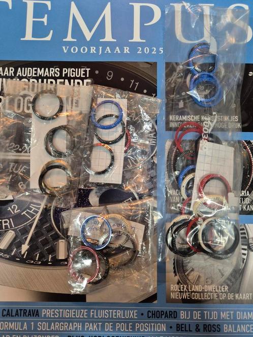 Grote partij vintage diver bezels horloges duikringen, Handtassen en Accessoires, Sporthorloges, Verzenden