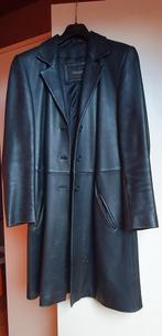 Jas in zwart echt leder, Enlèvement, Taille 42/44 (L), Noir