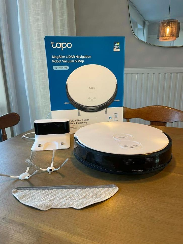 Robotstofzuiger | Tapo RV20 mop, Elektronische apparatuur, Stofzuigers, Zo goed als nieuw, Robotstofzuiger, 2000 watt of meer