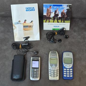 3x Nokia (3210; 6020; 6310i) GSM disponible aux enchères