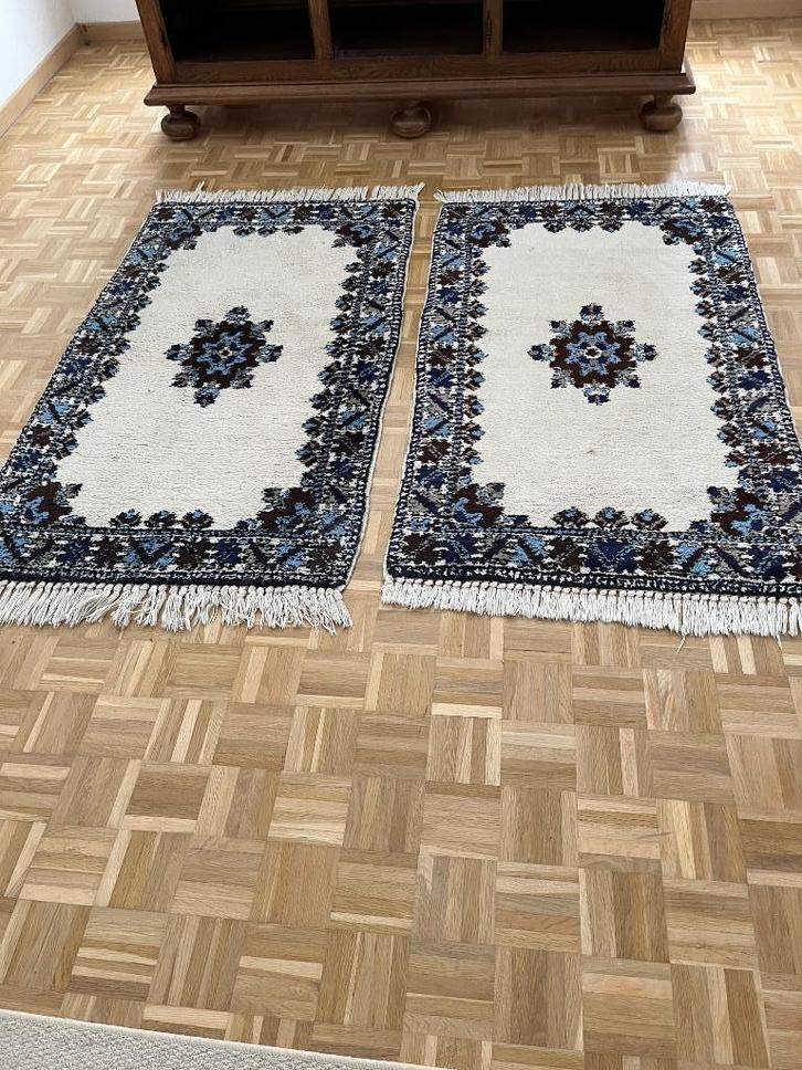 2 Marokkaanse handgeknoopte tapijten, Huis en Inrichting, Stoffering | Tapijten en Vloerkleden, Gebruikt, 50 tot 100 cm, 100 tot 150 cm