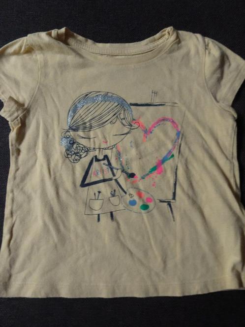 2 T-shirts (Gap - Maat 98), Kinderen en Baby's, Kinderkleding | Maat 98, Zo goed als nieuw, Meisje, Shirt of Longsleeve, Ophalen of Verzenden