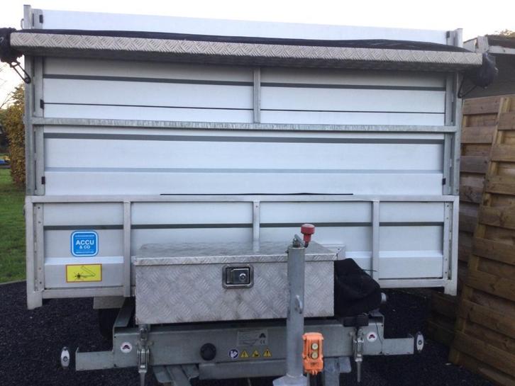 Aanhangwagen kipper en oprijwagen Speedy loader, Auto diversen, Aanhangers en Bagagewagens, Zo goed als nieuw, Ophalen