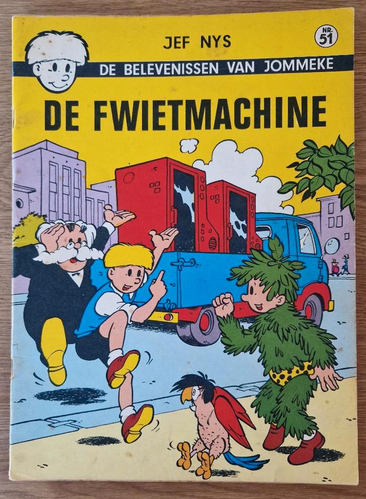 Jommeke - De fwietmachine - 51 - 1e druk(1972) - Strip, Boeken, Stripverhalen, Zo goed als nieuw, Eén stripboek
