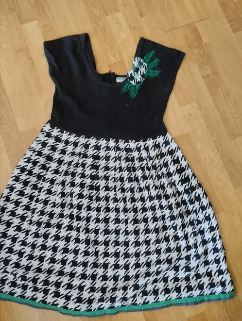 Zomer jurk zwart/wit Pat'Bitch made in france maat L, Kleding | Dames, Jurken, Gedragen, Maat 42/44 (L), Wit, Ophalen of Verzenden