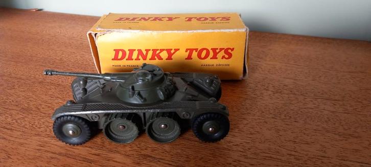 Old Dinky Toys 80A Panhard + originele doos, Hobby en Vrije tijd, Modelbouw | Auto's en Voertuigen, Zo goed als nieuw, Ophalen of Verzenden