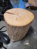 Eiken boomstam bijzet tafel, Ophalen