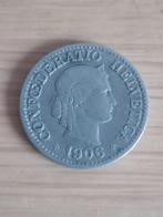 ZWITSERLAND 10 Rappen 1906 B - gereserveerd GVDijck, Ophalen of Verzenden, Overige landen, Losse munt