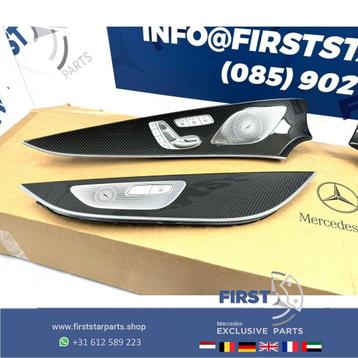 W257 C257 CLS KLASSE CARBON DEUR LIJSTEN SET INTERIEUR LRVA  beschikbaar voor biedingen
