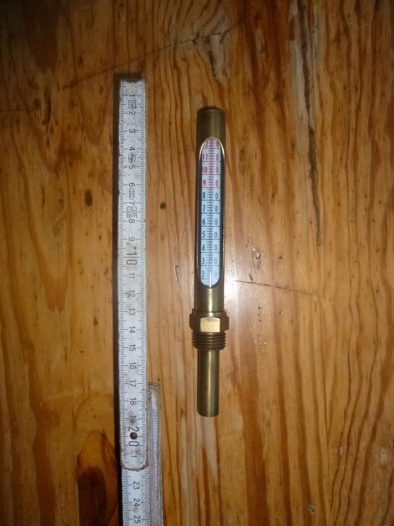 Thermomètre industriel ancien, Antiquités & Art, Antiquités | Outils & Instruments, Enlèvement ou Envoi