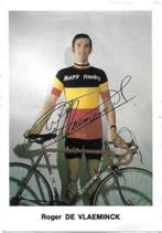 roger de vlaeminck - fotokaart 2 + handtekening, Ophalen of Verzenden