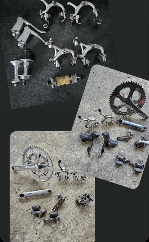 Shimano Dura Ace retro vintage onderdelen '70, '80 +7800 10s, Fietsen en Brommers, Fietsonderdelen, Gebruikt, Racefiets, Overige typen