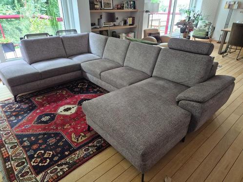 Canapé double méridienne avec rangements, Huis en Inrichting, Zetels | Zetels, Zo goed als nieuw, Vierpersoons of meer, 300 cm of meer