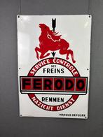 Ferrodo remmen nazicht dienst 1947, Ophalen, Gebruikt, Reclamebord
