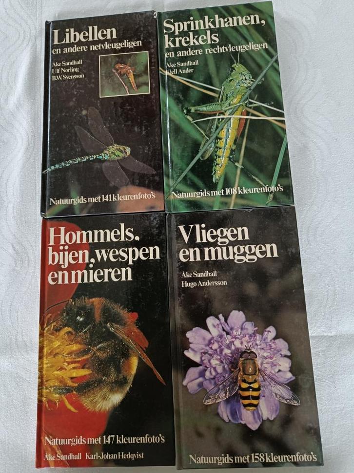 natuurgidsen insecten, libellen,  sprinkhanen, Livres, Nature, Comme neuf, Autres sujets/thèmes, Enlèvement ou Envoi