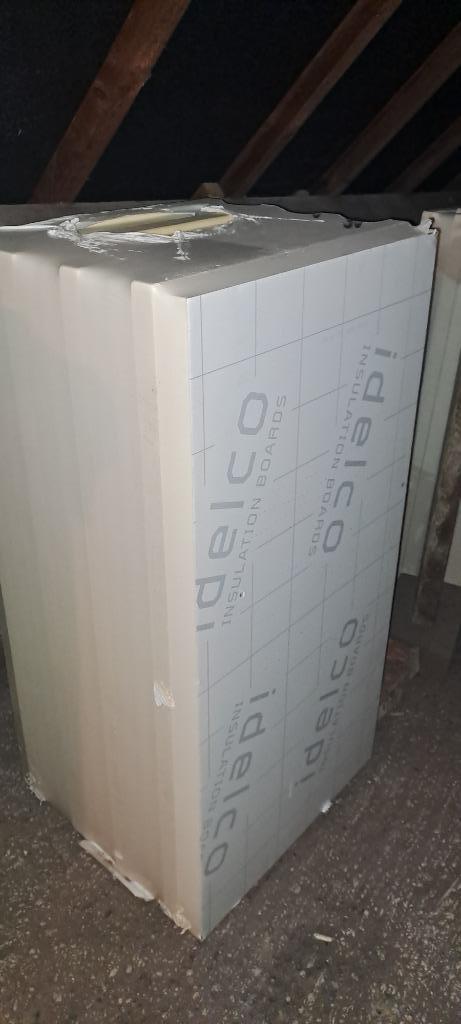Pir-isolatie 14cm dik (idelco) 126m2 (!!), Doe-het-zelf en Bouw, Isolatie en Afdichting, Nieuw, Vloerisolatie, Muurisolatie, Dakisolatie