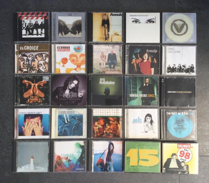 25 Rock CD’s, Cd's en Dvd's, Cd's | Rock, Zo goed als nieuw, Alternative, Ophalen
