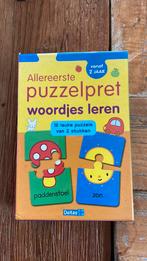 Puzzelpret woordjes leren vanaf 2 jaar, Kinderen en Baby's, Puzzelen, Ophalen of Verzenden, Zo goed als nieuw