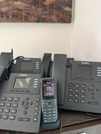Yealink toestellen VOIP, Telecommunicatie, Datacommunicatie en VoIP, Ophalen, Zo goed als nieuw
