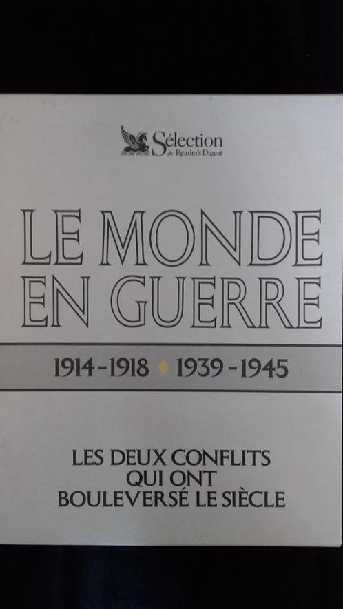 Coffret - Le monde en guerre - (Ed.Reader's Digest), Livres, Guerre & Militaire, Utilisé, Général, Deuxième Guerre mondiale, Enlèvement ou Envoi