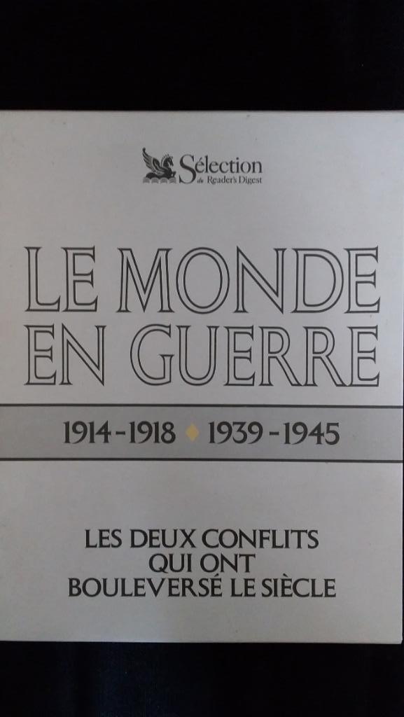 Coffret - Le monde en guerre - (Ed.Reader's Digest), Boeken, Oorlog en Militair, Gelezen, Algemeen, Tweede Wereldoorlog, Ophalen of Verzenden