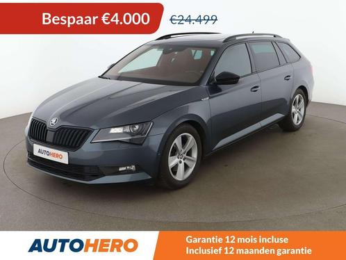 Skoda Superb 2.0 TDI SportLine 4x4 (bj 2019, automaat), Auto's, Skoda, Te koop, Superb, 4x4, ABS, Achteruitrijcamera, Adaptive Cruise Control
