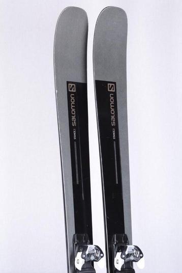 182 cm ski's SALOMON STANCE 96 2022, black, full poplar, Sport en Fitness, Verzenden, Salomon, Carve, 180 cm of meer