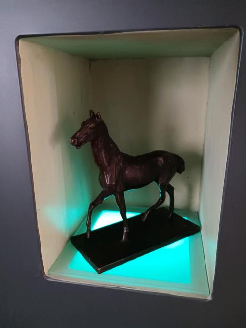 Musée du cheval au trot Edgar Degas Bronze d'Orsay., Antiquités & Art, Art | Sculptures & Bois, Enlèvement ou Envoi