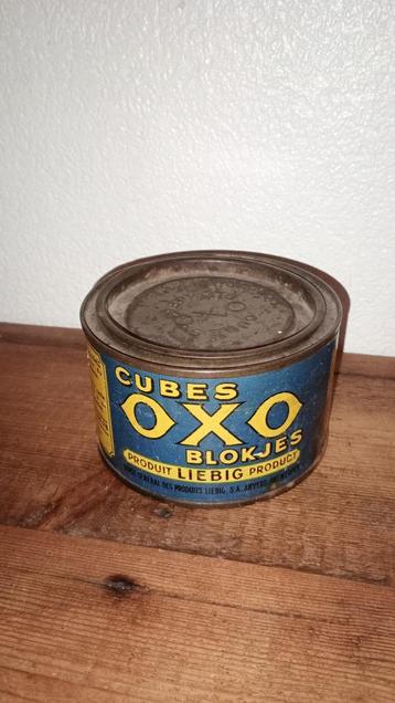 Oude OXO Liebig Bouillonkubusdoos