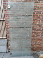 Glazen binnendeur, Doe-het-zelf en Bouw, Deuren en Vliegenramen, Ophalen, 80 tot 100 cm, Binnendeur, 200 tot 215 cm