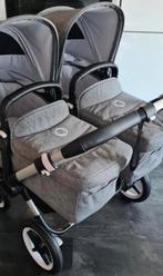 Poussette Bugaboo Donkey 3 Twin Complete Graphite/gris, Comme neuf, Enlèvement ou Envoi