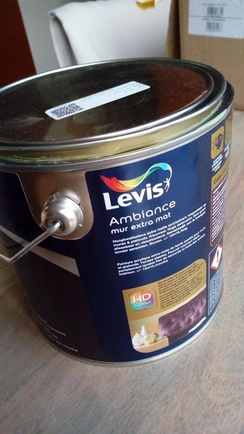 Muurverf olijfgroen 1l en licht mint 2,5l, Doe-het-zelf en Bouw, Verf, Beits en Lak, Ophalen